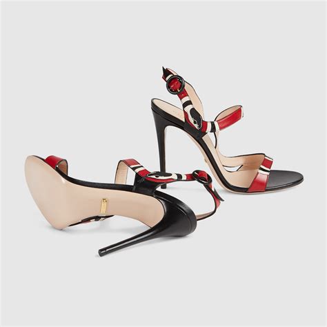 gucci sandals with snake|Gucci snake shoes women's.